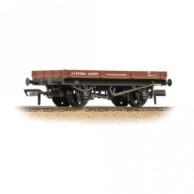 Bachmann 1 Plank 'Lowfit' Wagon BR Bauxite (Late) [W] 'B450166'