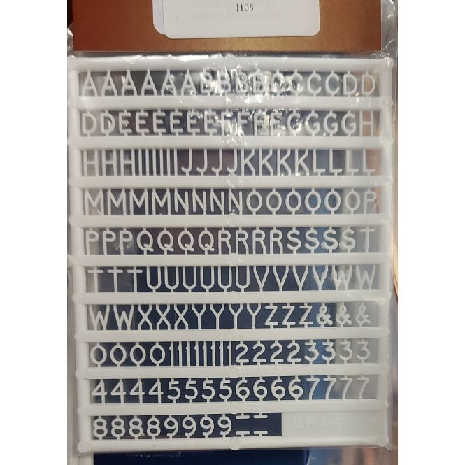 Slaters 1105 5mm Alphabet