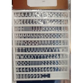 1105 5mm Alphabet