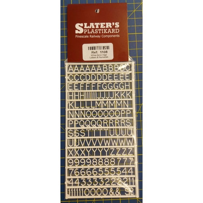 Slaters 1108 8mm Alphabet