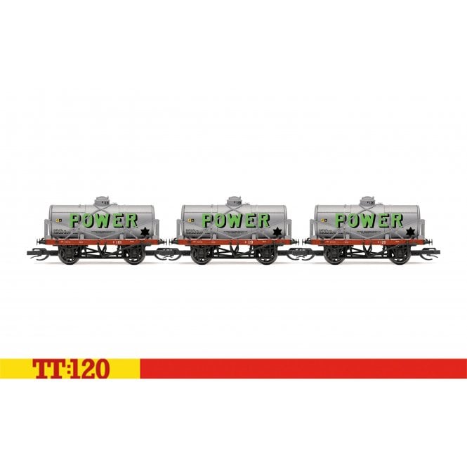 Hornby 12T Tank Power Petroleum Silver 118, 119 & 120 Triple Pack (TT)