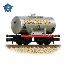 14T Anchor-Mounted Tank Wagon 'National Benzole' Silver 861 (N)