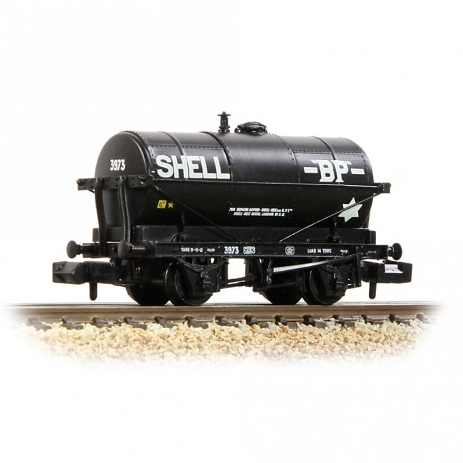 Graham Farish 14T Tank Wagon 'Shell/BP' Black '3973'