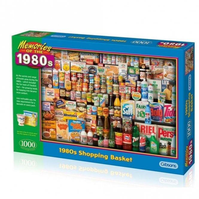Gibsons 1980s Shopping Basket (1000pc)