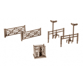 Peco 2 Field Gates - 2 Styles - 1 Wicket Gate