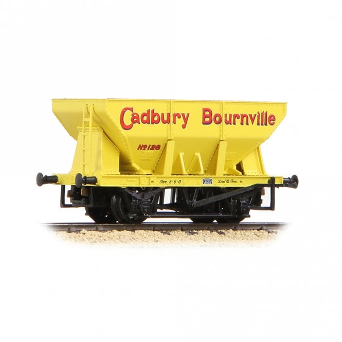 Graham Farish 24T Ore Hopper 'Cadbury Bournville' Yellow 'No.128' (N)