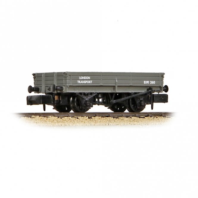 Graham Farish 3 Plank Wagon 'London Transport' Grey 'B.W.260' (N)
