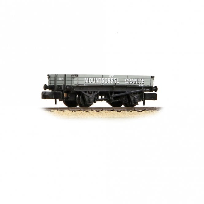Graham Farish 3 Plank Wagon 'Mountsorrel Granite' Grey '127' (N)