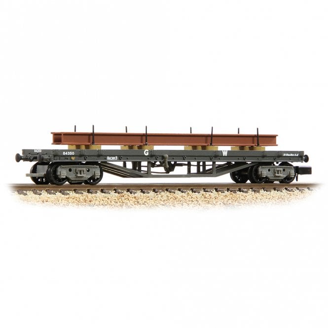 Graham Farish 30T 'Macaw B' Bogie Bolster GWR Grey [WL] (C)