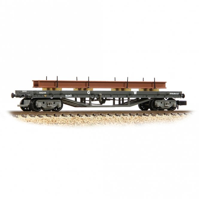 Graham Farish 30T 'Macaw B' Bogie Bolster GWR Grey [WL] (D)