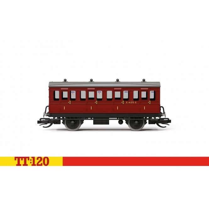 Hornby 4 Wheel First Class Coach 'E41373E' BR Crimson (TT)