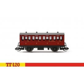 4 Wheel First Class Coach 'E41373E' BR Crimson (TT)