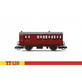4 Wheel Third Class Brake Coach 'E31185E' BR Crimson (TT)