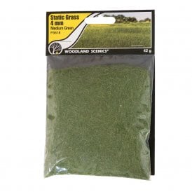 Woodland Scenics 4mm Static Grass Medium Green