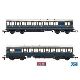 54ft non-Corridor Brake Third S&DJR Lined Blue
