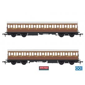 54ft non-Corridor Third LBSCR Raw Umber
