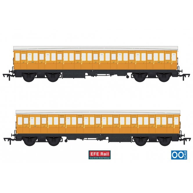 EFE Rail 54ft non-Corridor Third Lined Teak