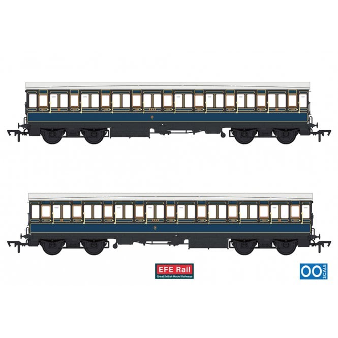 EFE Rail 54ft non-Corridor Third S&DJR Lined Blue