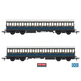 54ft non-Corridor Third S&DJR Lined Blue