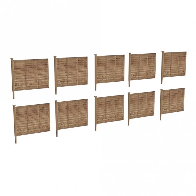 Scenecraft 6ft Garden Fencing (x10) (N)