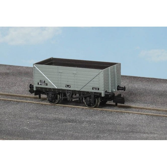 Peco 7 Plank 9ft Open Wagon - BR Grey