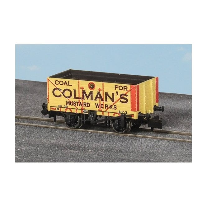 Peco 7 Plank 9ft Open Wagon - Colman's Mustard