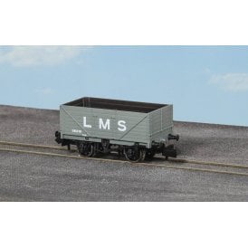 Peco 7 Plank 9ft Open Wagon - LMS Grey