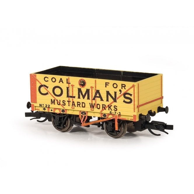 Peco 7-Plank Open Wagon Colman's Mustard Works 'No.22' (TT)