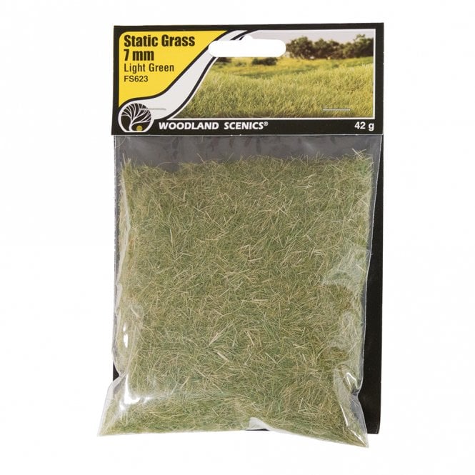 Woodland Scenics 7mm Static Grass Light Green
