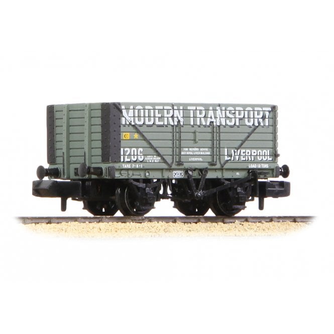 Graham Farish 8 Plank Wagon End Door 'Modern Transport Liverpool' Grey 1206(N)