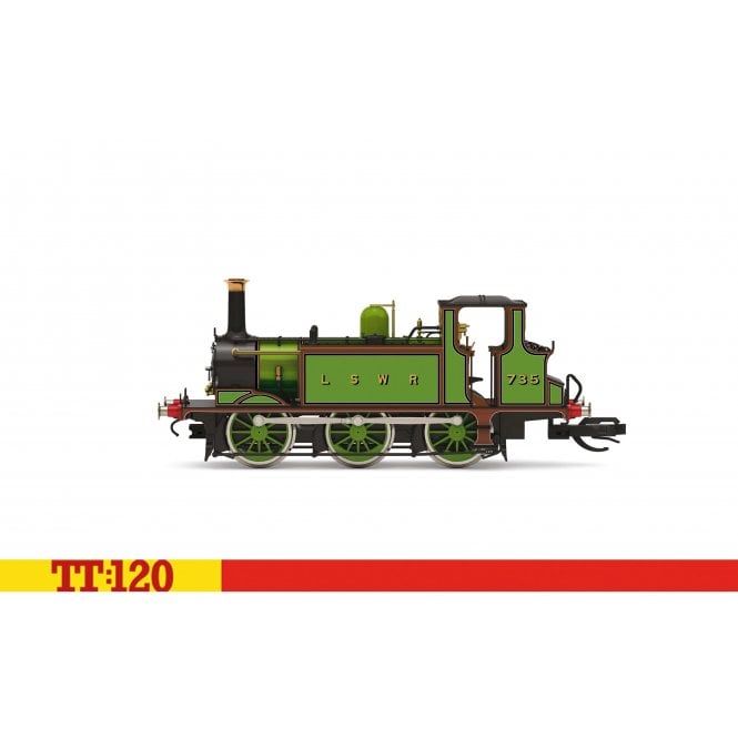 Hornby A1X Terrier 735 LSWR Lined Green (TT)