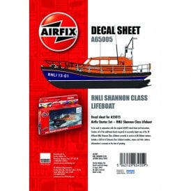 A65005 Decal Sheet - RNLI Shannon Class Lifeboat (A55015)