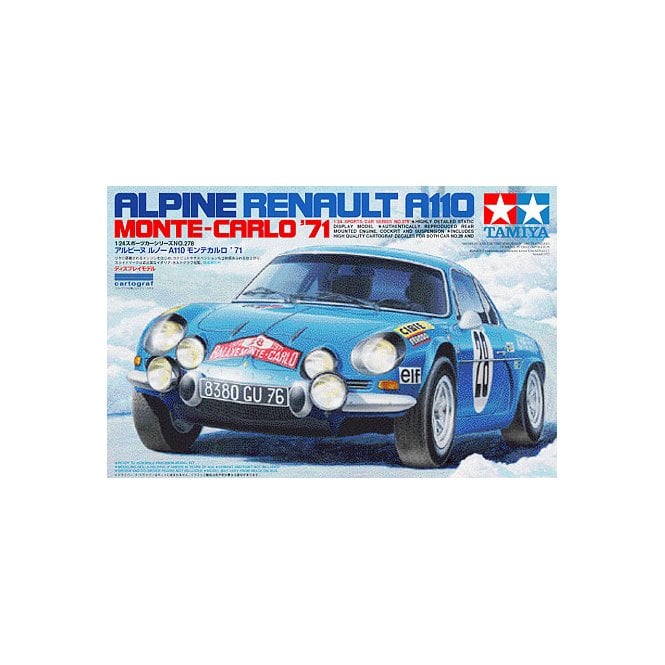 Tamiya Alpine Renault A110 Monte Carlo '71 (1:24)