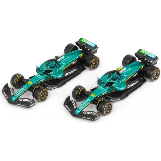 Bburago Aston Martin F1 AMR25 #14 Alonso & #18 Stroll 2025 pack (1:43)