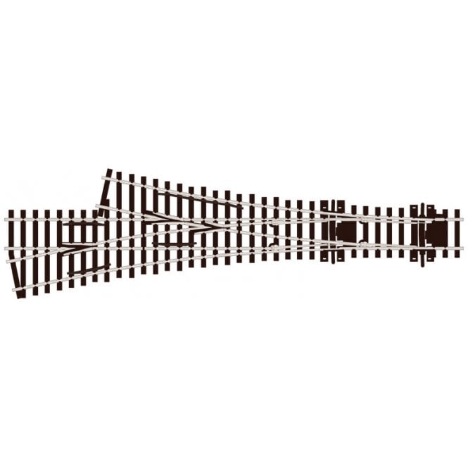 Peco Asymmetric 3 Way Turnout - Medium Radius- Code 75
