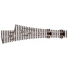 Asymmetric 3 Way Turnout - Medium Radius- Code 75