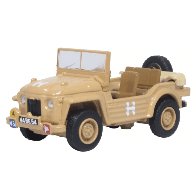 Oxford Diecast Austin Champ 9th Para Reg, 16th Airborne Bde Suez 1956 (1:76)