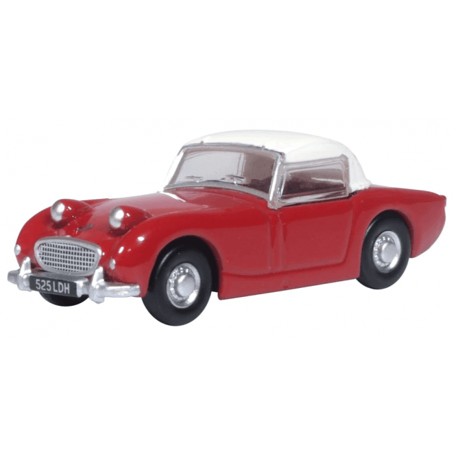 Oxford Diecast Austin Healey Frogeye Sprite Cherry Red (1:76)
