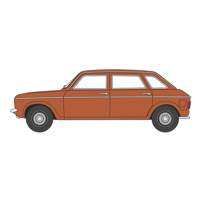 Oxford Diecast Austin Maxi Russet Brown (1:76)