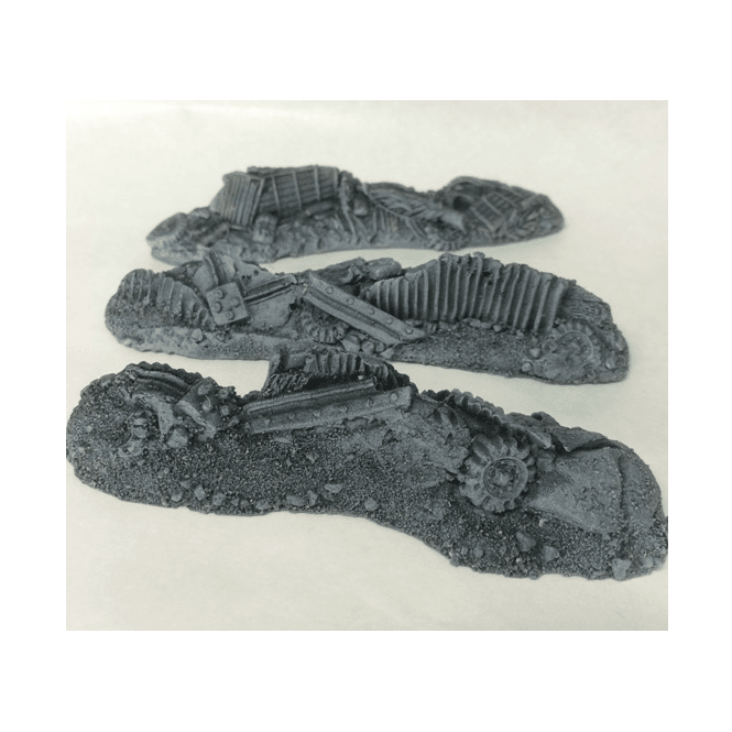 Javis Battle Zone Mixed Debris Barricades (28mm Scale)