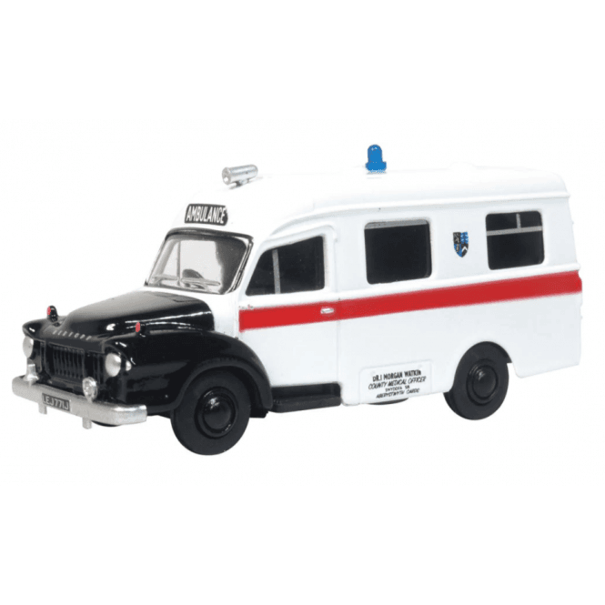 Oxford Diecast Bedford J1 Ambulance Aberystwyth