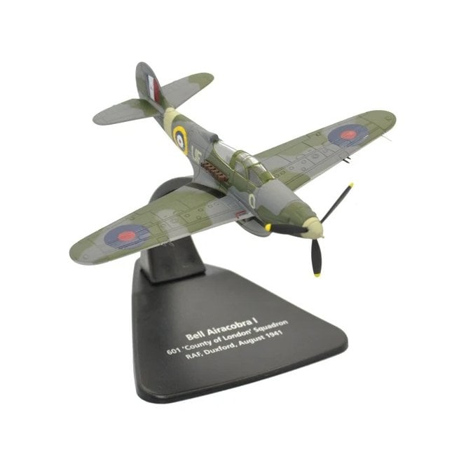 Oxford Diecast Bell Airacobra I 601 County of London RAF Duxford 1940 (1:72)