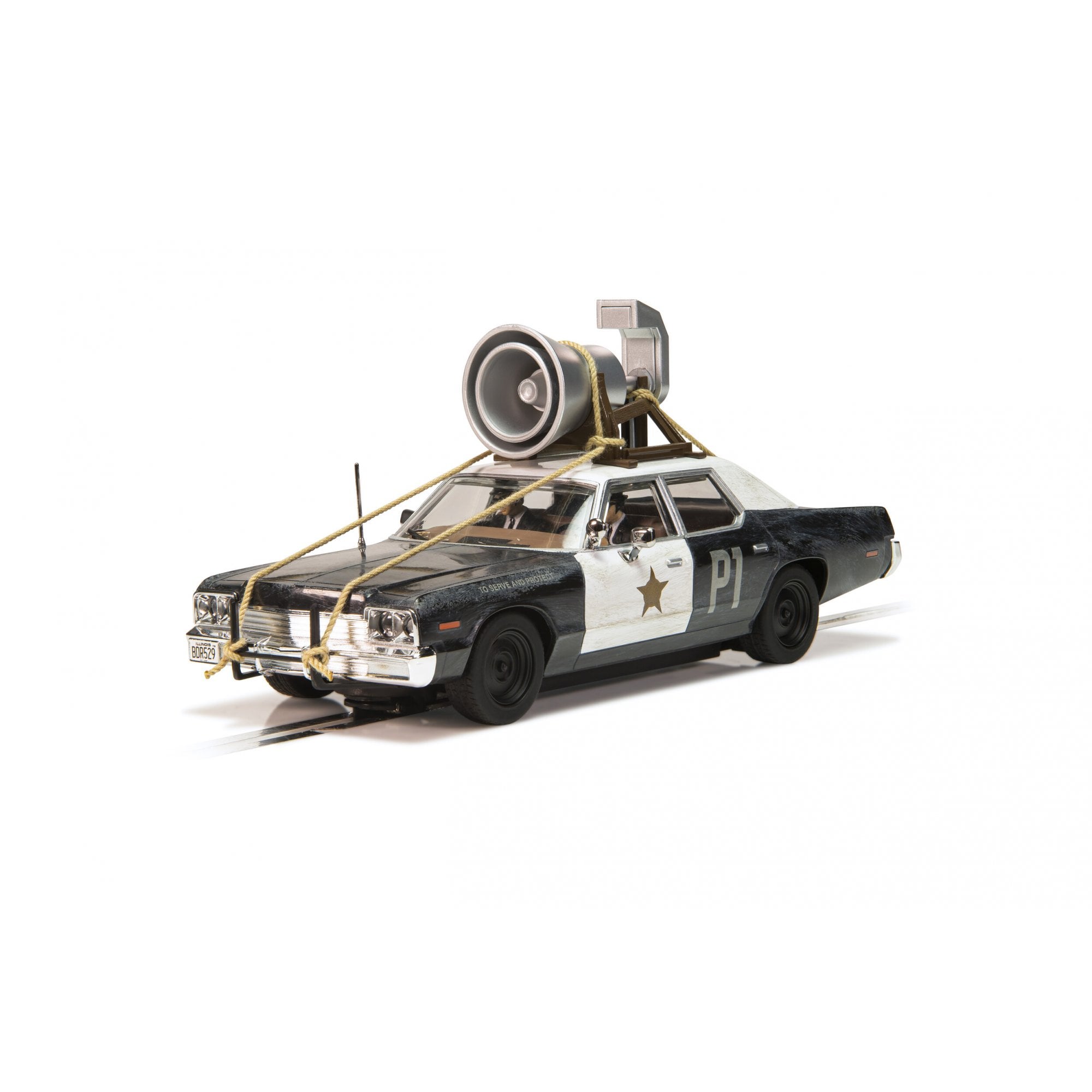 Blues Brothers - 1974 Dodge Monaco Police Pursuit In Black And White Auto World 118 Awss133 849398055144