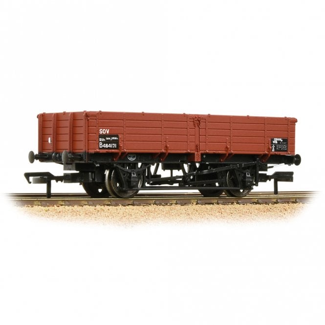 Bachmann BR 12T Pipe Wagon BR Bauxite (TOPS)