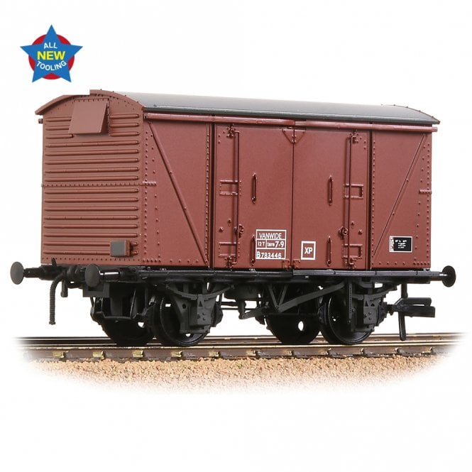 Bachmann BR 12T 'Vanwide' Ventilated Van BR Bauxite (Late) (VANWIDE) (OO)