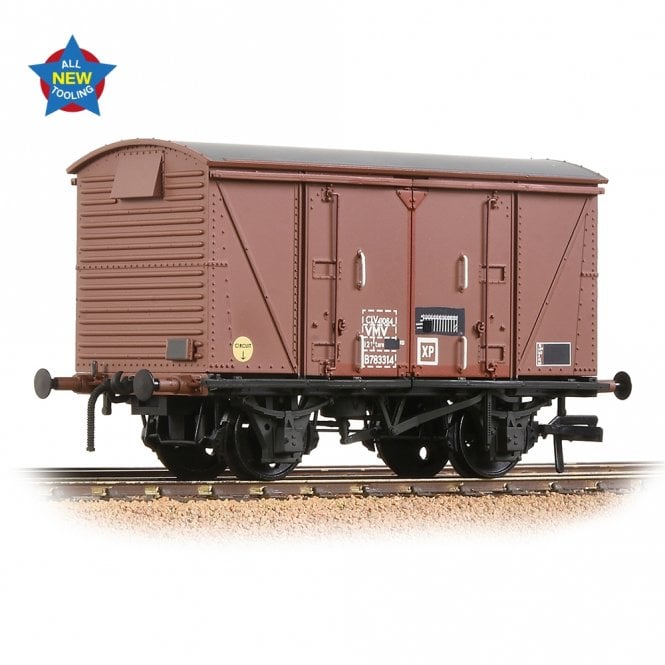 Bachmann BR 12T 'Vanwide' Ventilated Van BR Bauxite (TOPS) (W)