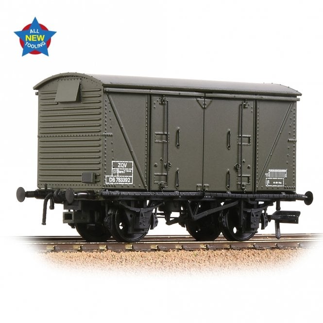 Bachmann BR 12T 'Vanwide' Ventilated Van BR Departmental Olive Green (OO)