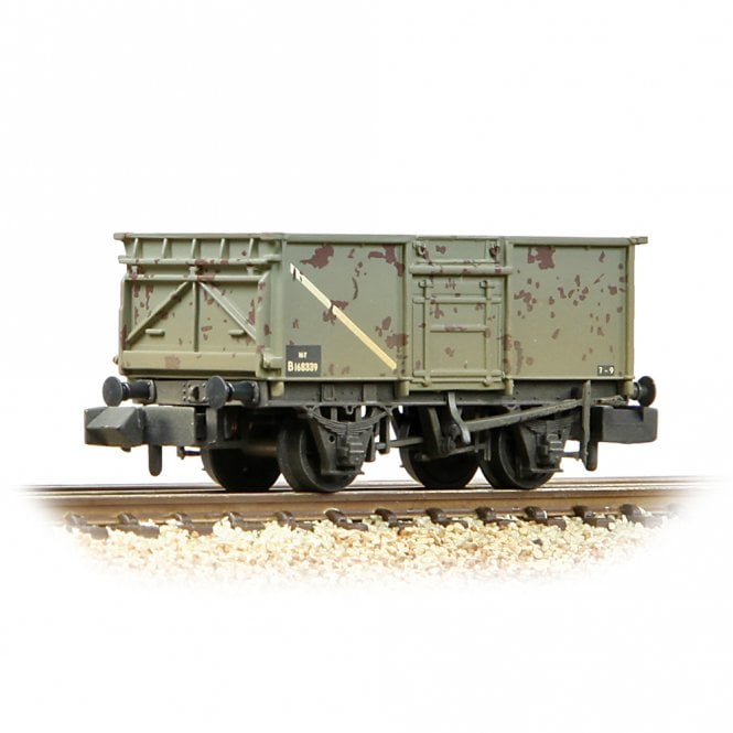 Graham Farish BR 16T Steel Mineral Wagon w/Top Flap Doors BR Grey [W] B168339