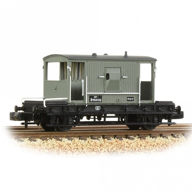 Graham Farish BR 20 Ton Brake Van - BR Grey