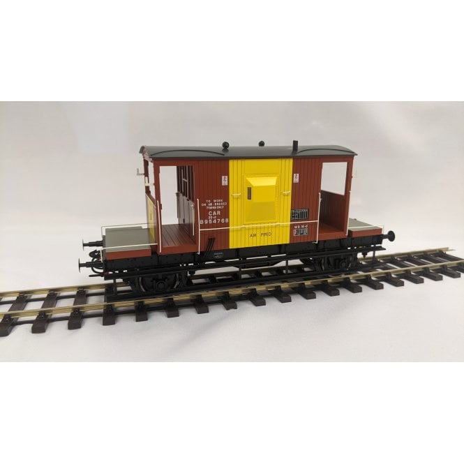 Dapol BR 20T Brake Van B954768 Bauxite/Yellow - Air Braked (O)